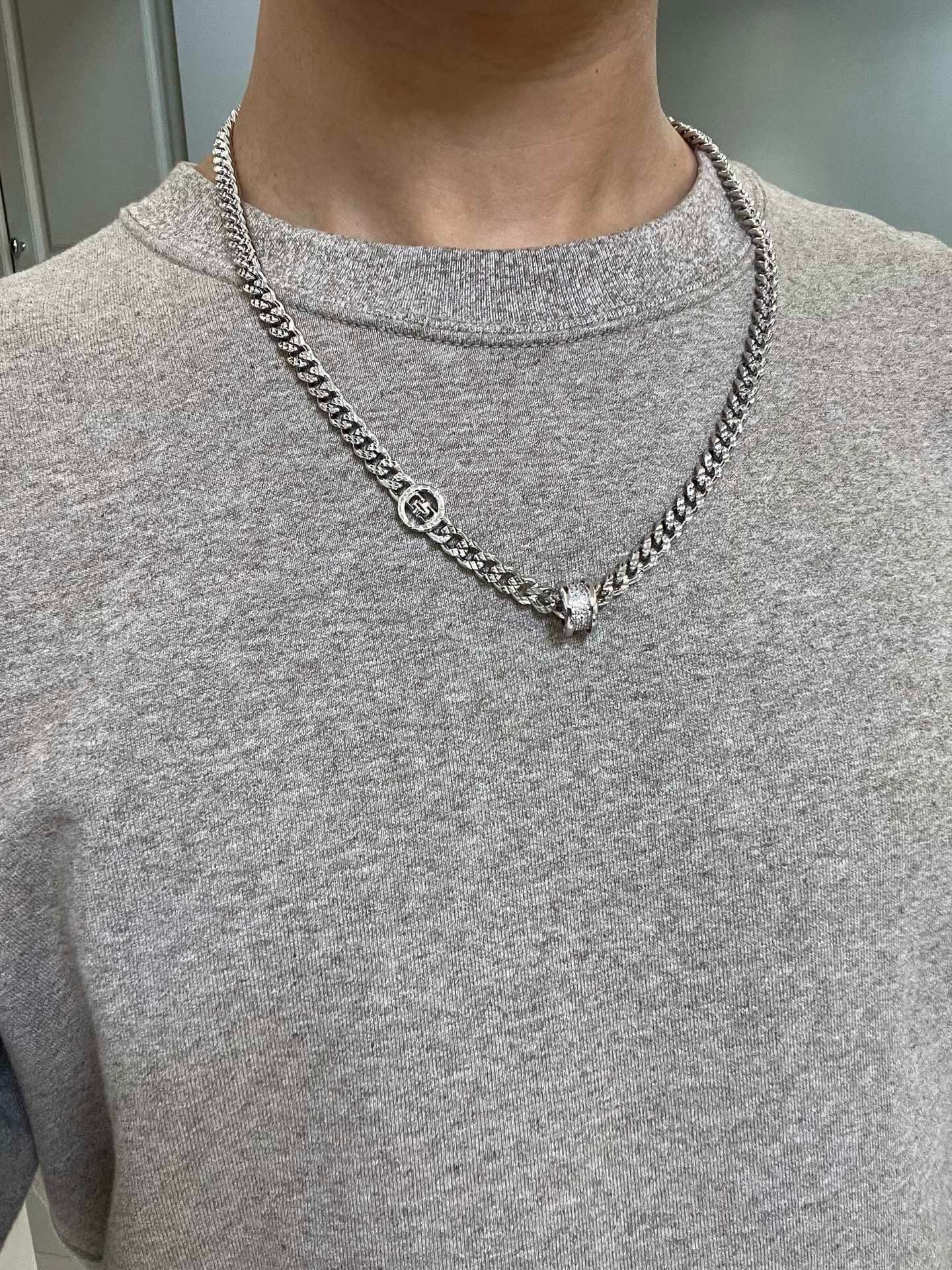 Bvlgari Silver Chain Necklace