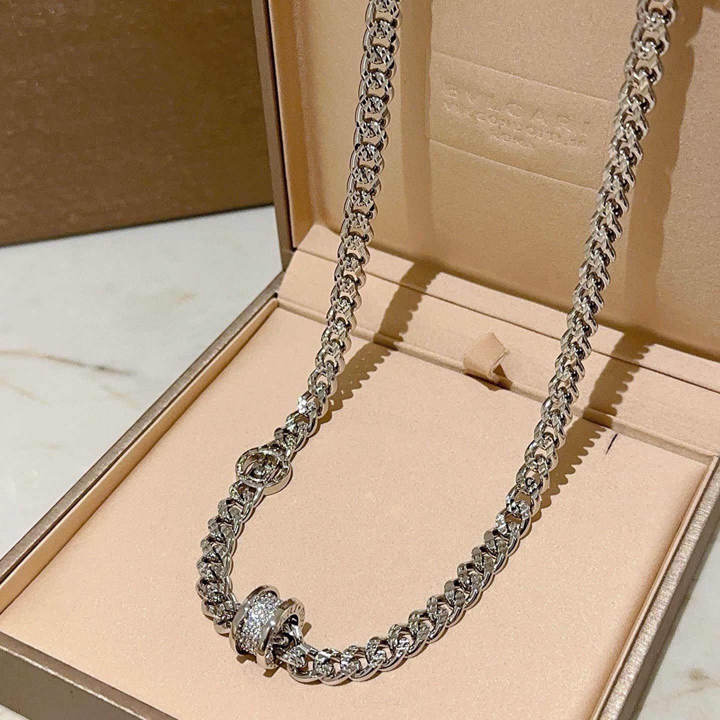 Bvlgari Silver Chain Necklace