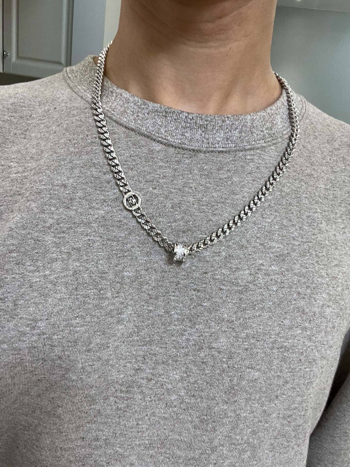 Bvlgari Silver Chain Necklace