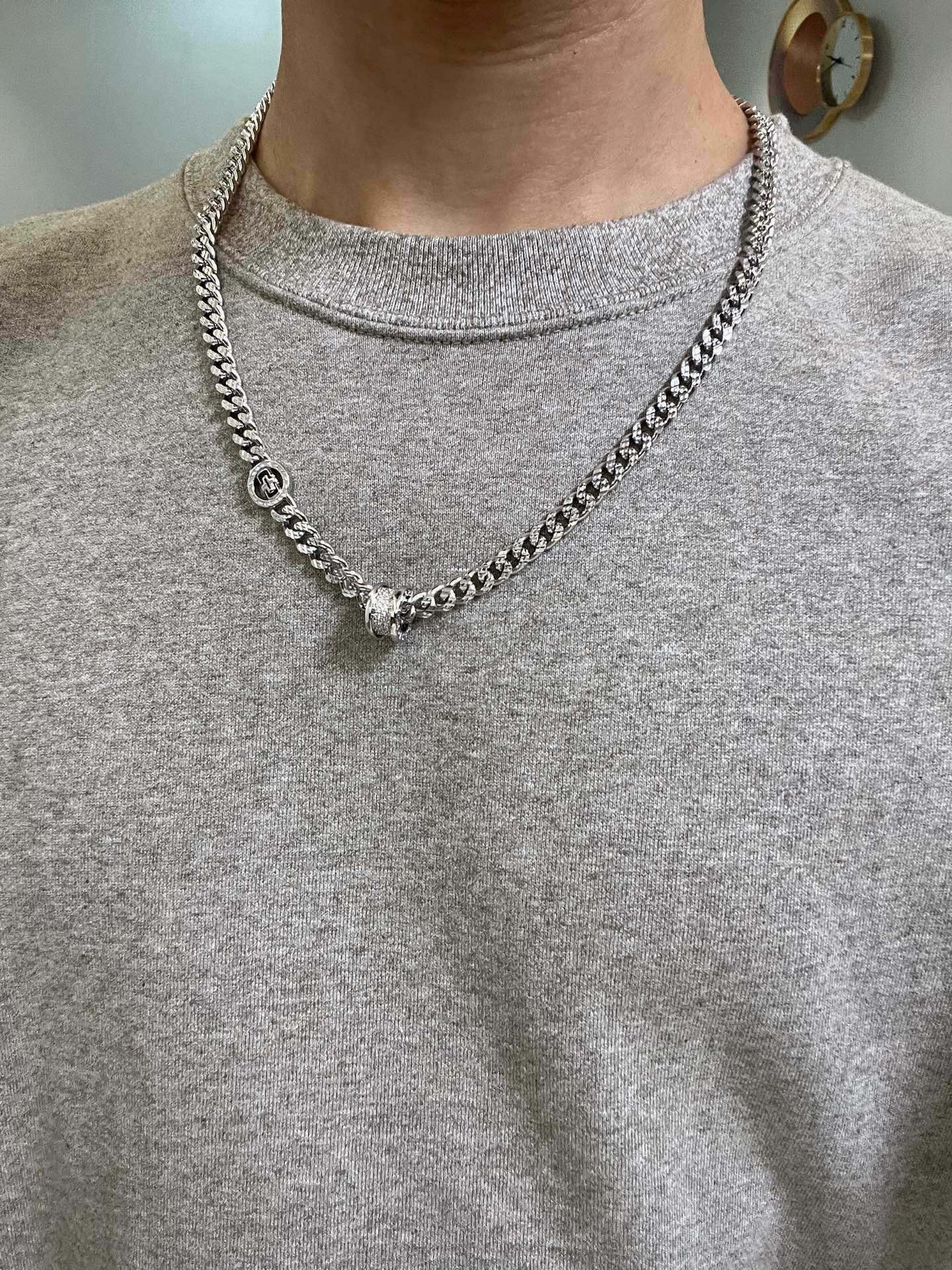 Bvlgari Silver Chain Necklace