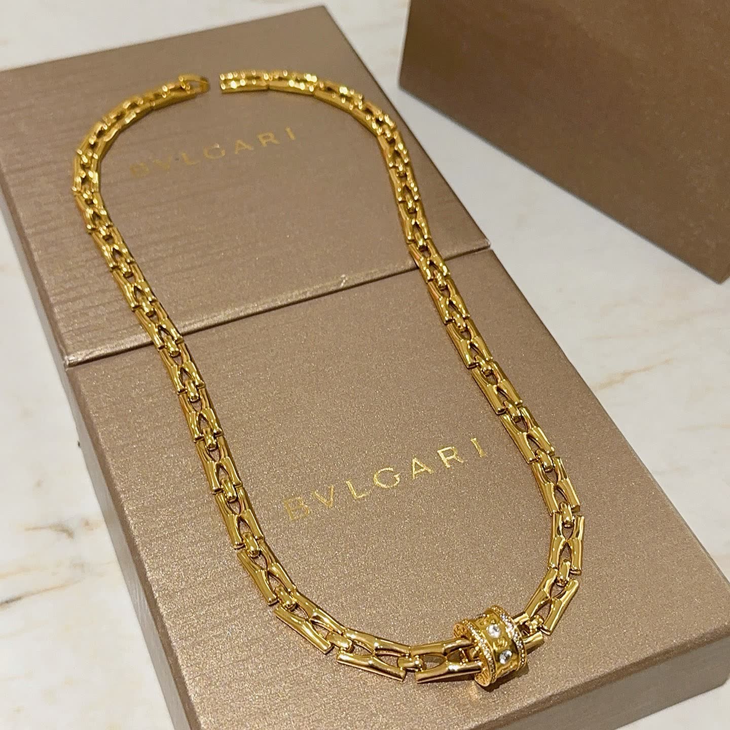 Bvlgari Gold Chain Necklace Bvlgari Gold Chain Necklace