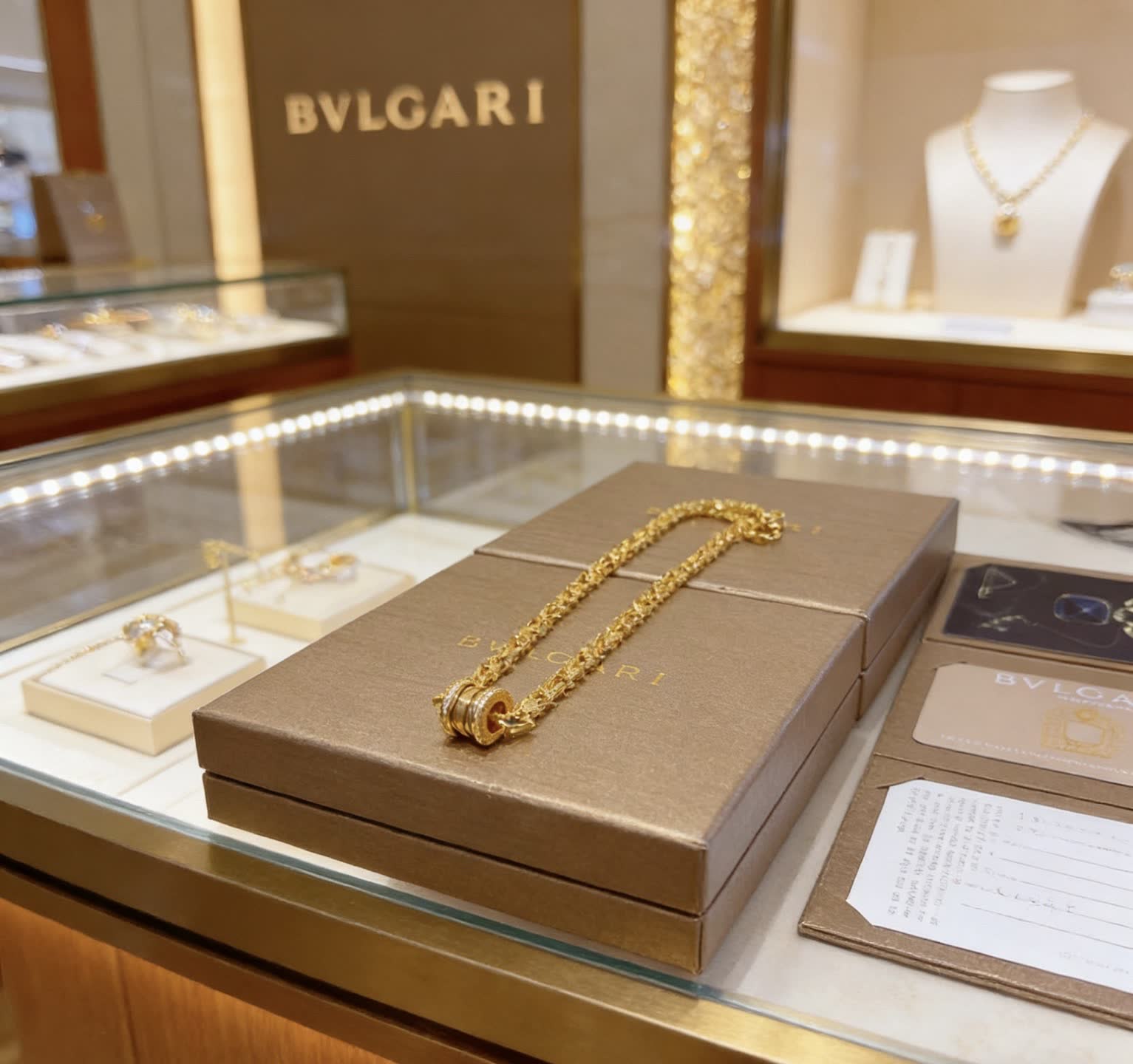 Bvlgari Yellow Gold Necklace