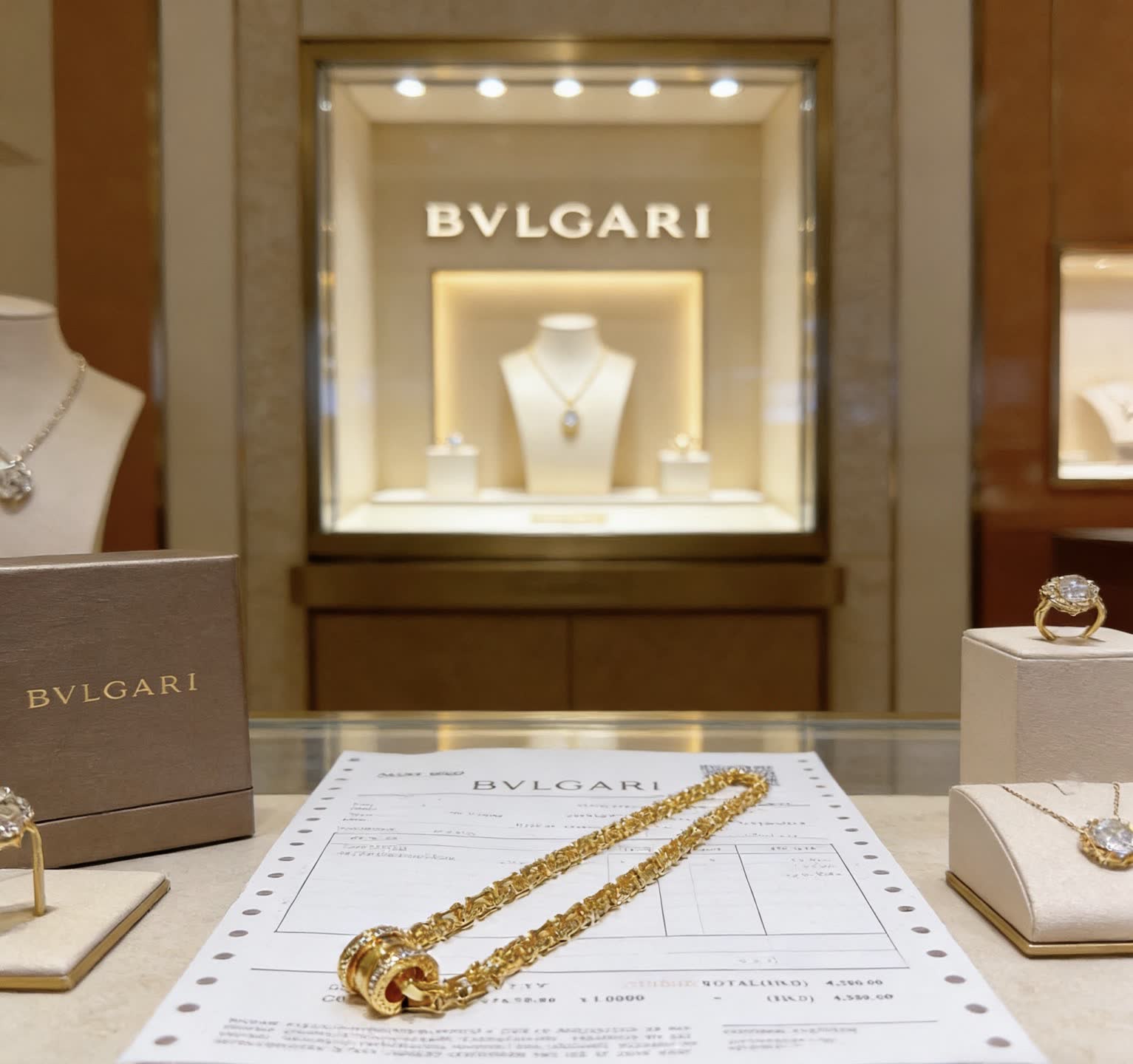 Bvlgari Yellow Gold Necklace