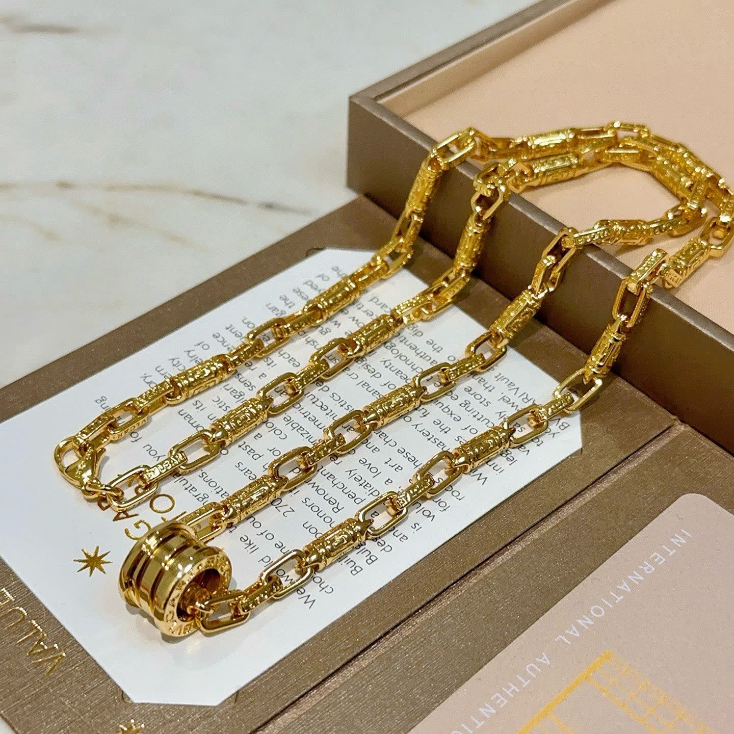 Bvlgari Yellow Gold Necklace