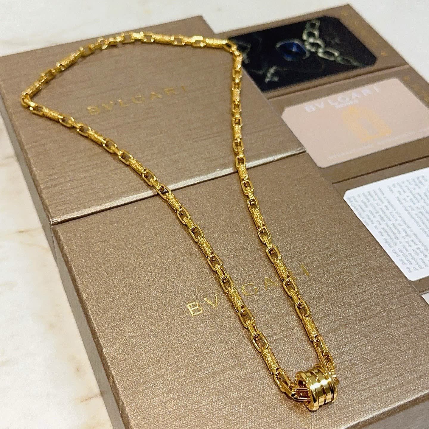 Bvlgari Yellow Gold Necklace