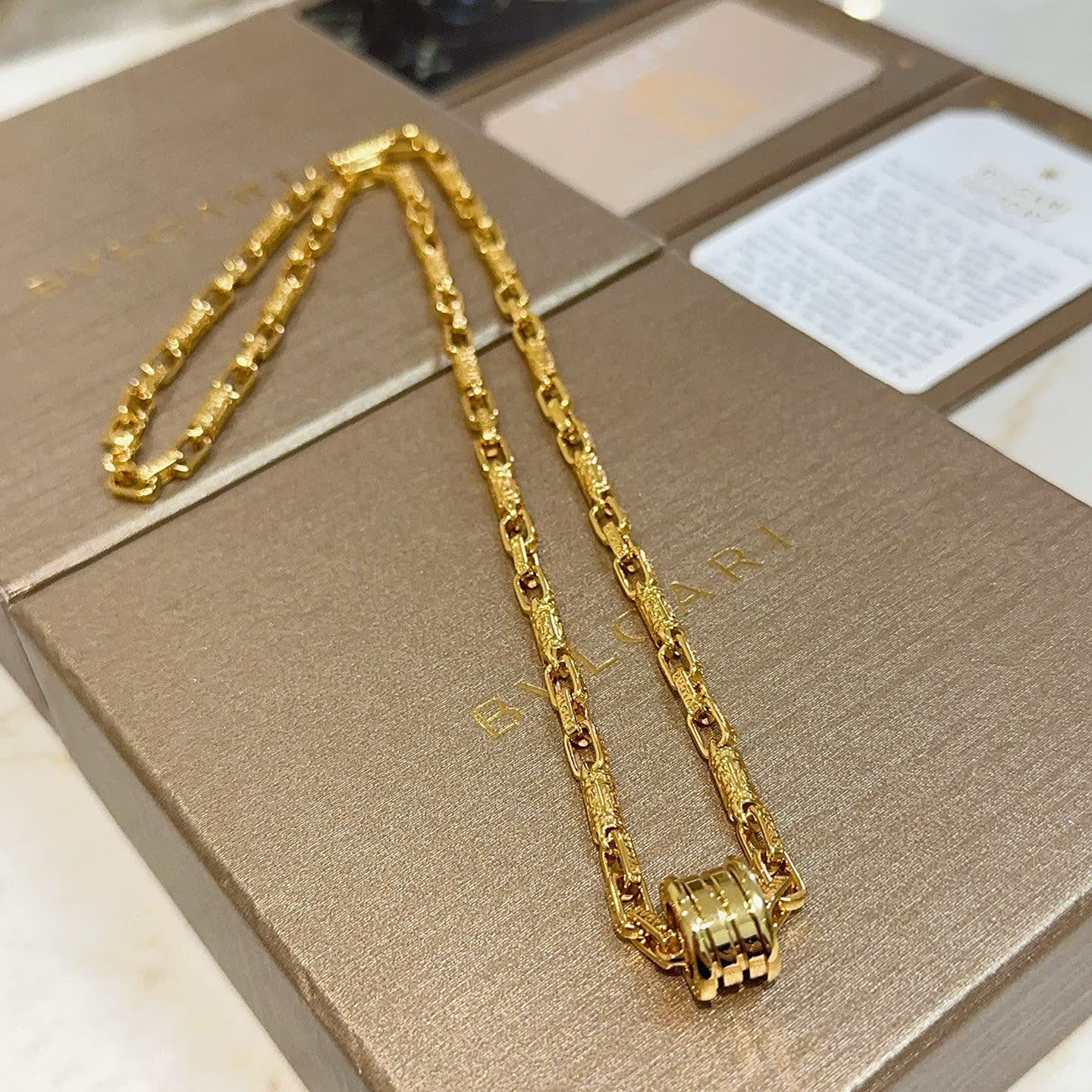 Bvlgari Yellow Gold Necklace