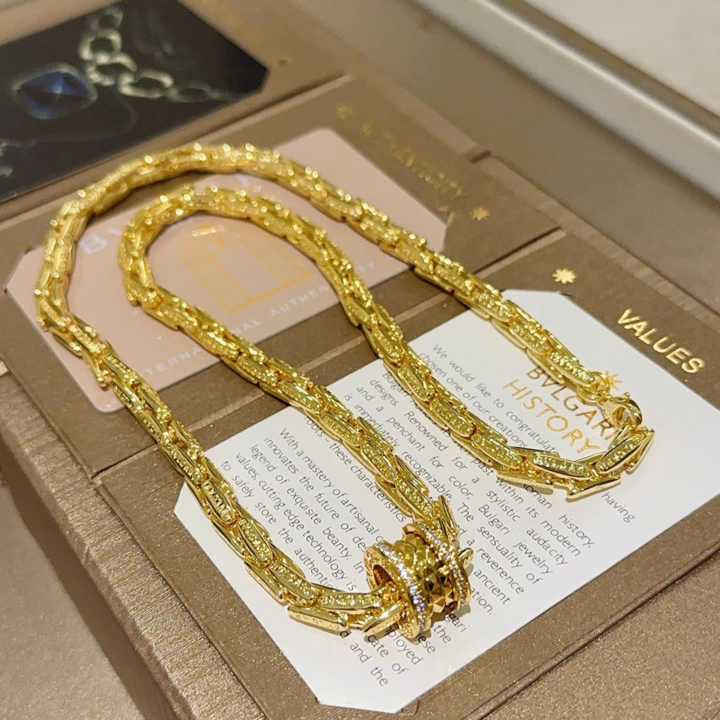 Bvlgari Yellow Gold Necklace