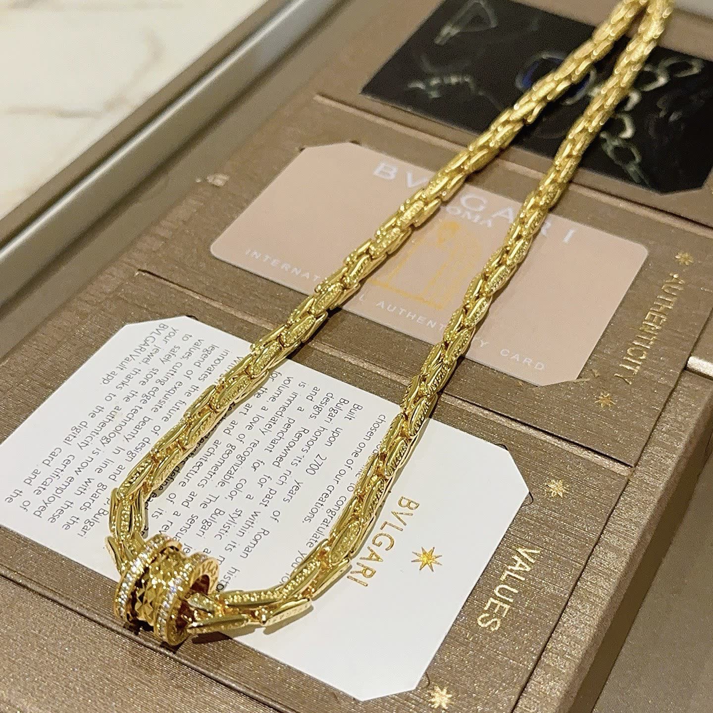 Bvlgari Yellow Gold Necklace