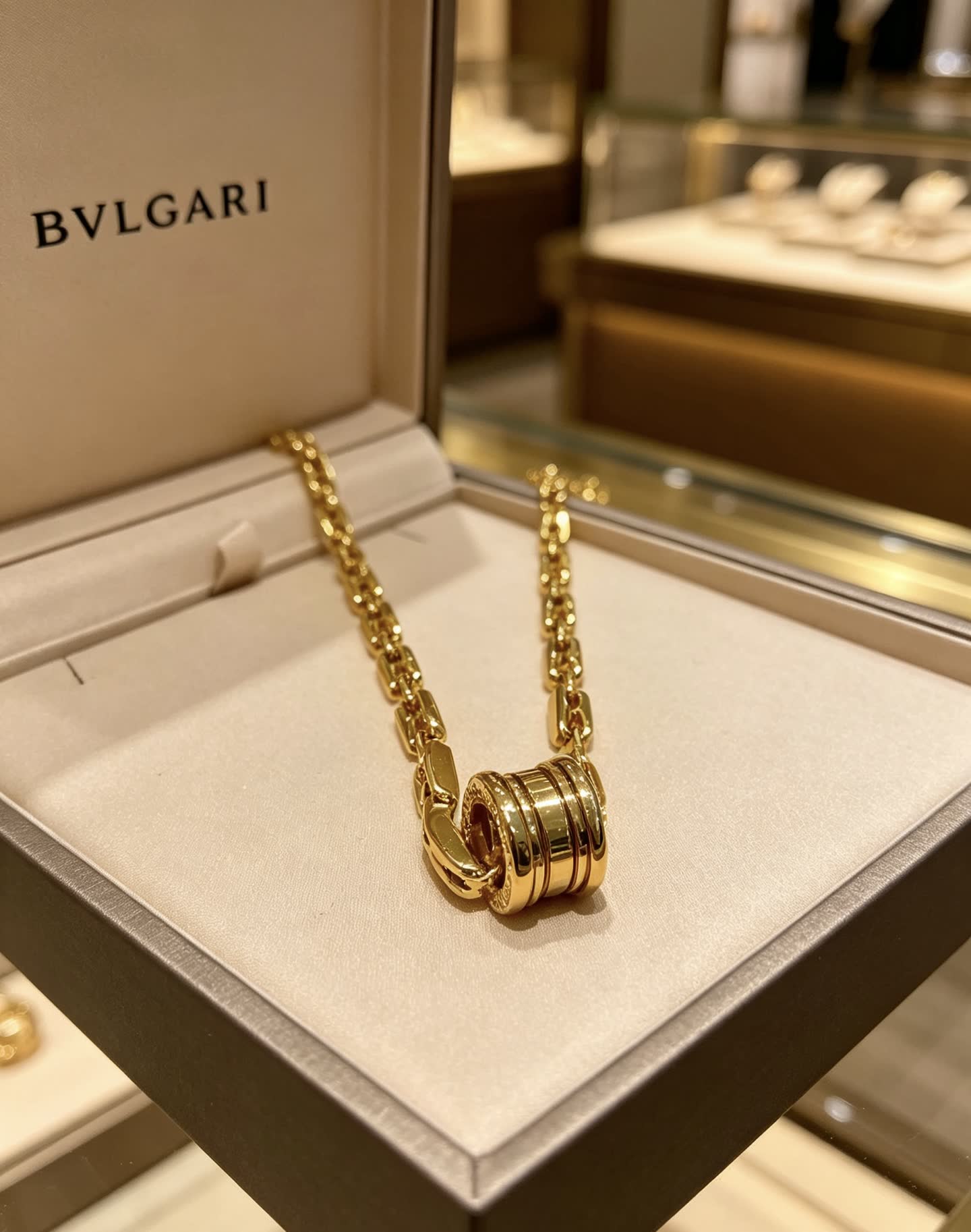 Bvlgari Gold Chain Necklace