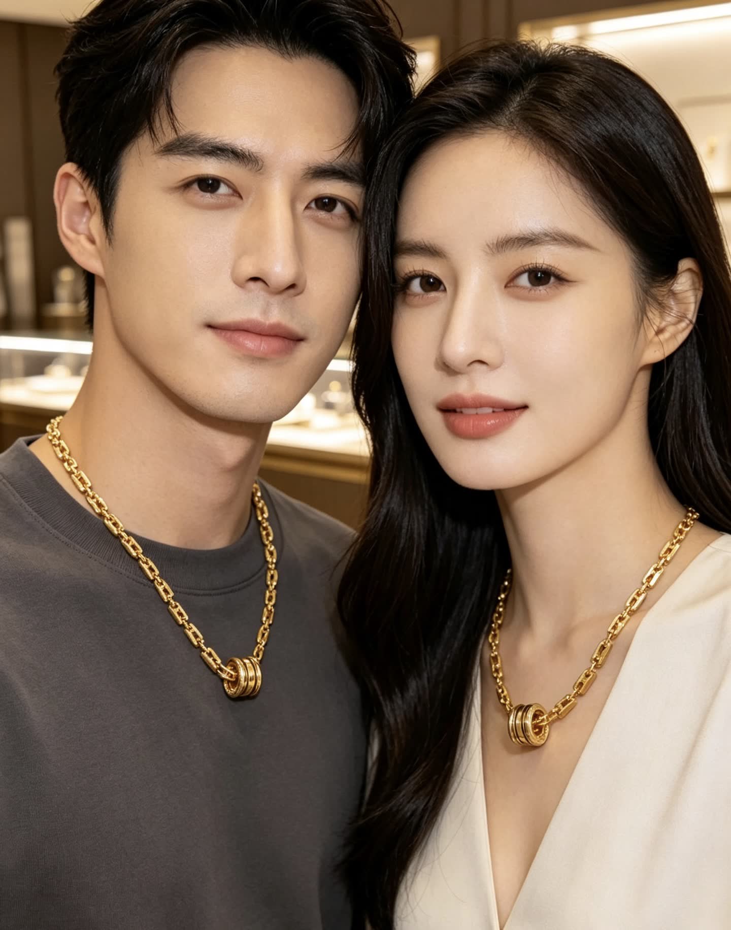 Bvlgari Gold Chain Necklace