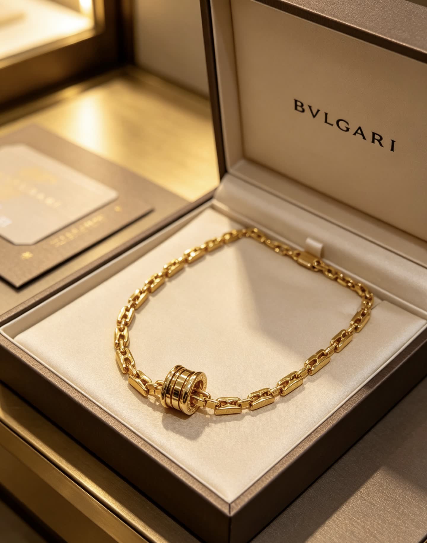 Bvlgari Gold Chain Necklace