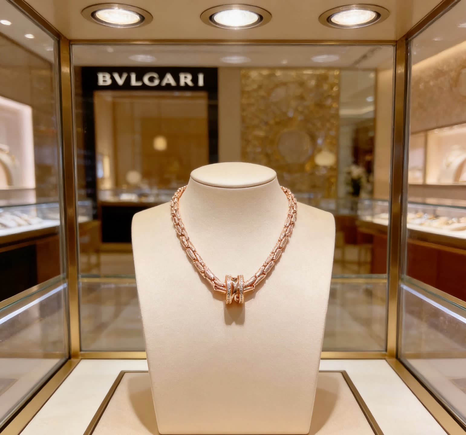 Bvlgari Gold Chain Necklace