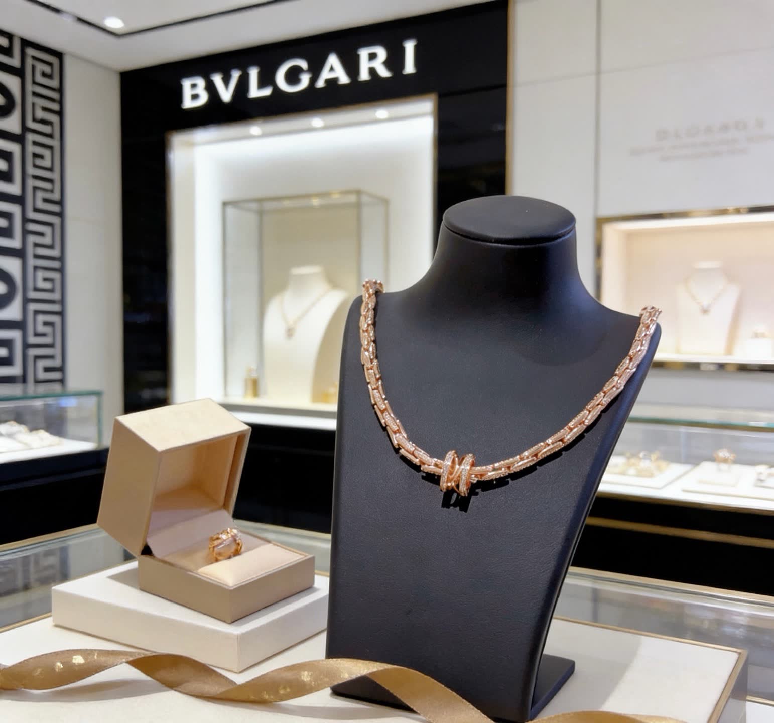 Bvlgari Gold Chain Necklace