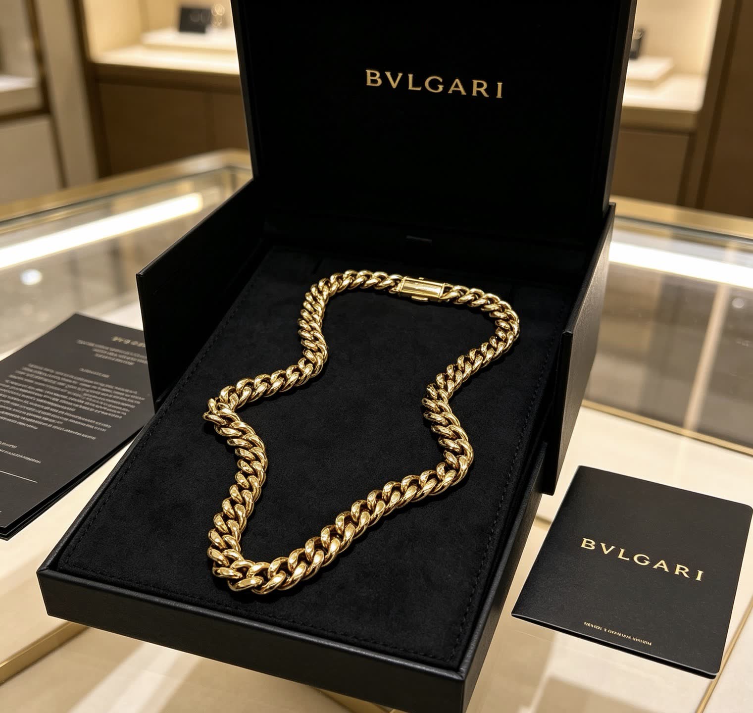 Bvlgari Gold Chain Necklace Bvlgari Gold Chain Necklace