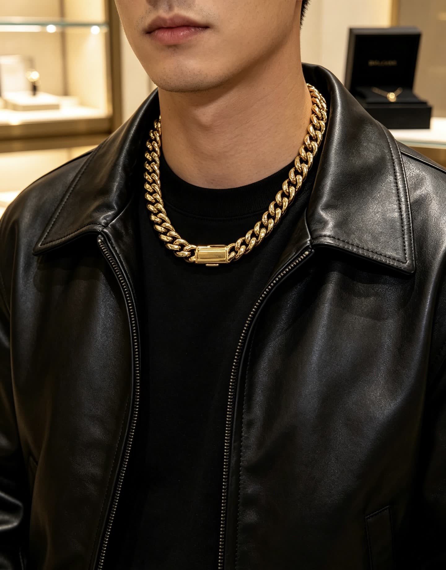 Bvlgari Gold Chain Necklace