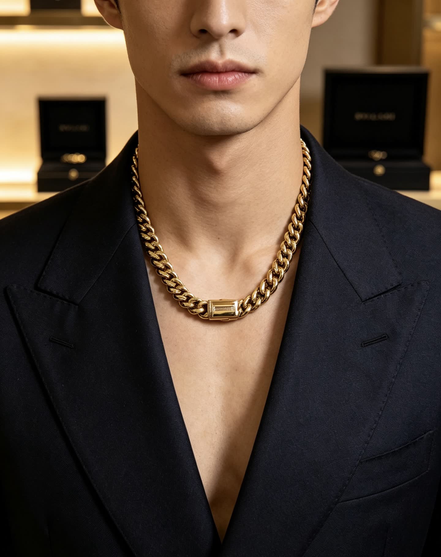 Bvlgari Gold Chain Necklace