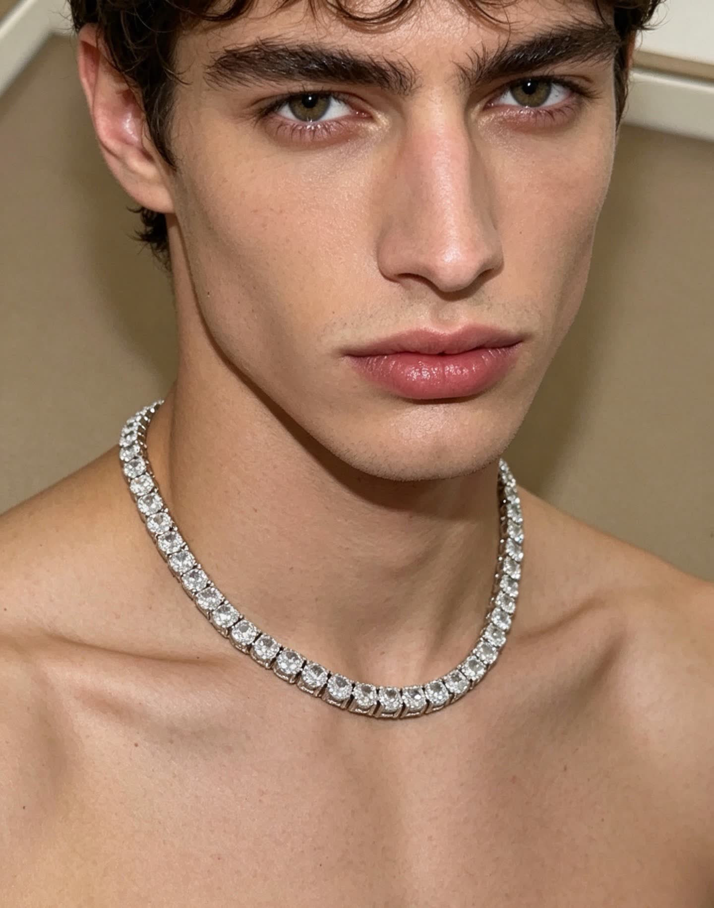 Bvlgari Elegant Silver Diamond Necklace Bvlgari Elegant Silver Diamond Necklace