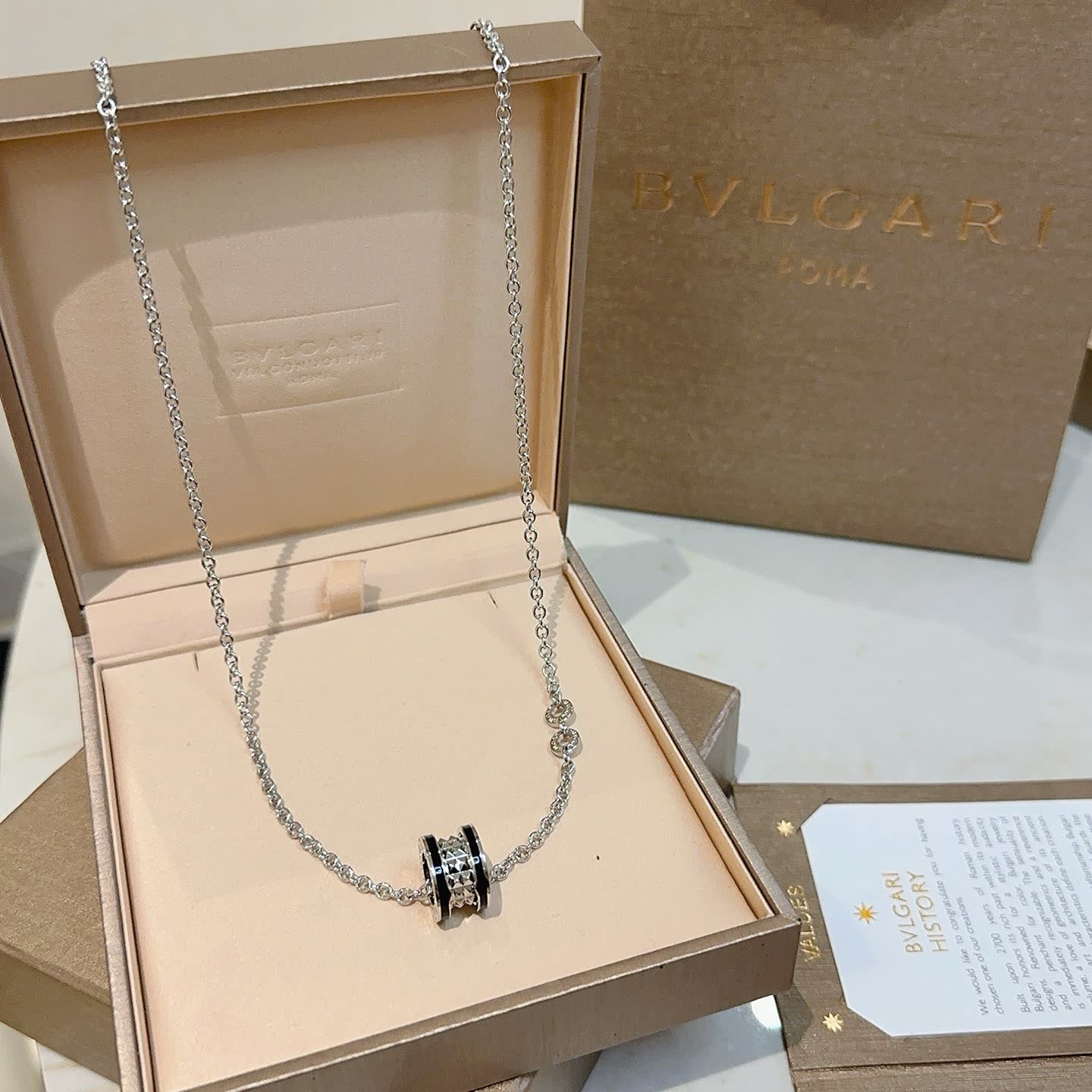 Bvlgari B.zero1 Sterling Silver Necklace