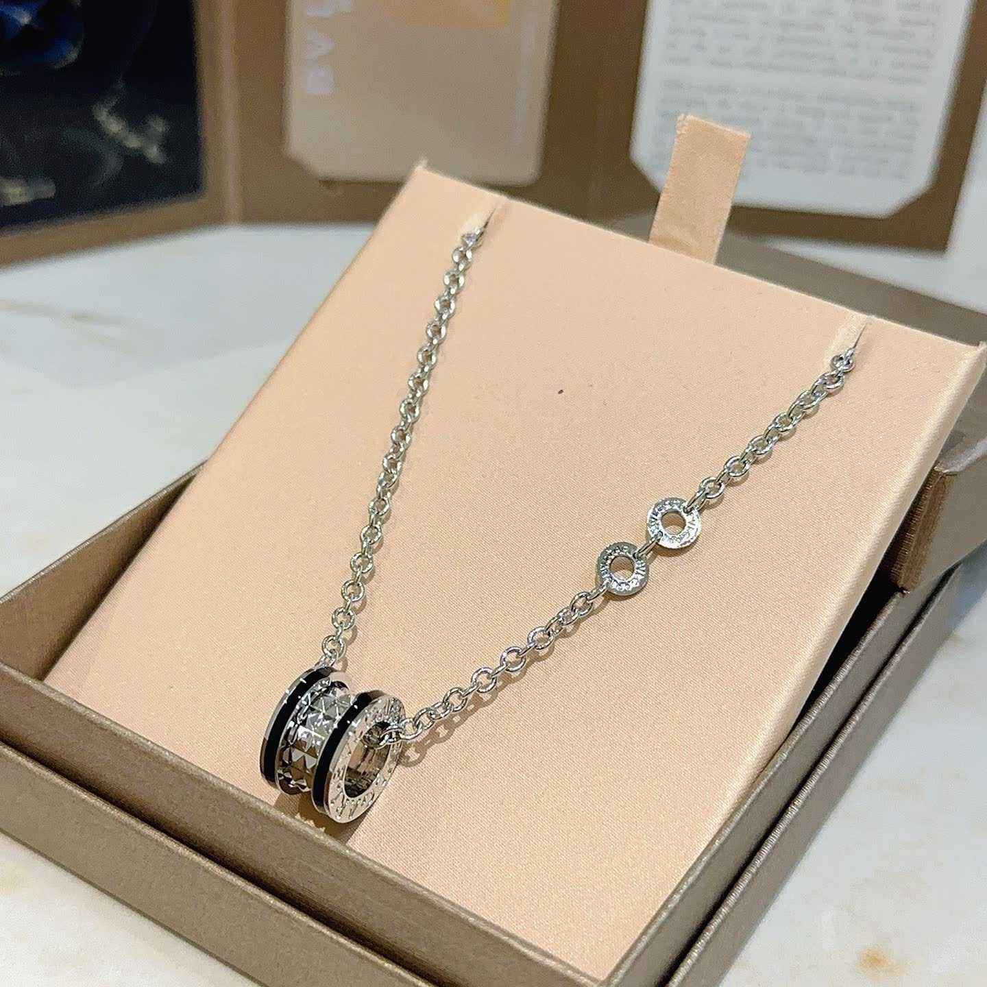 Bvlgari B.zero1 Sterling Silver Necklace