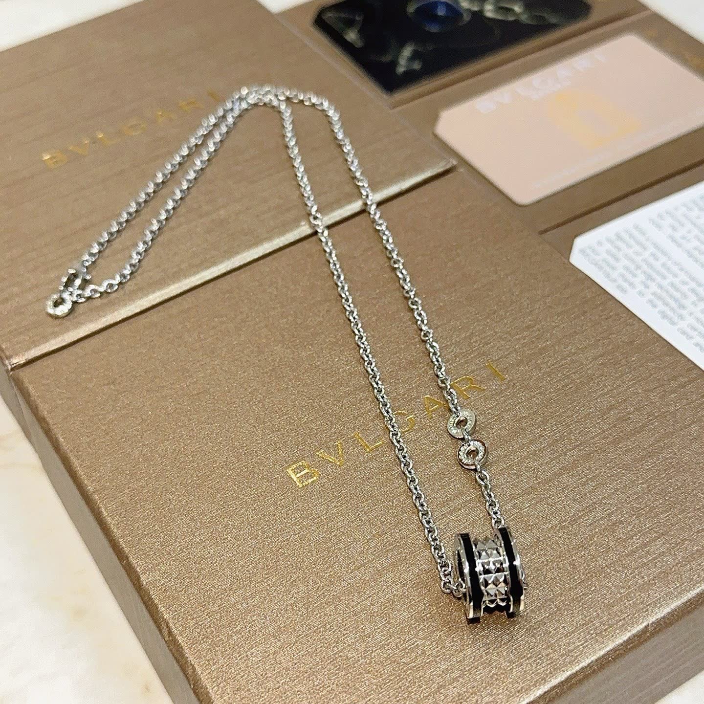 Bvlgari B.zero1 Sterling Silver Necklace