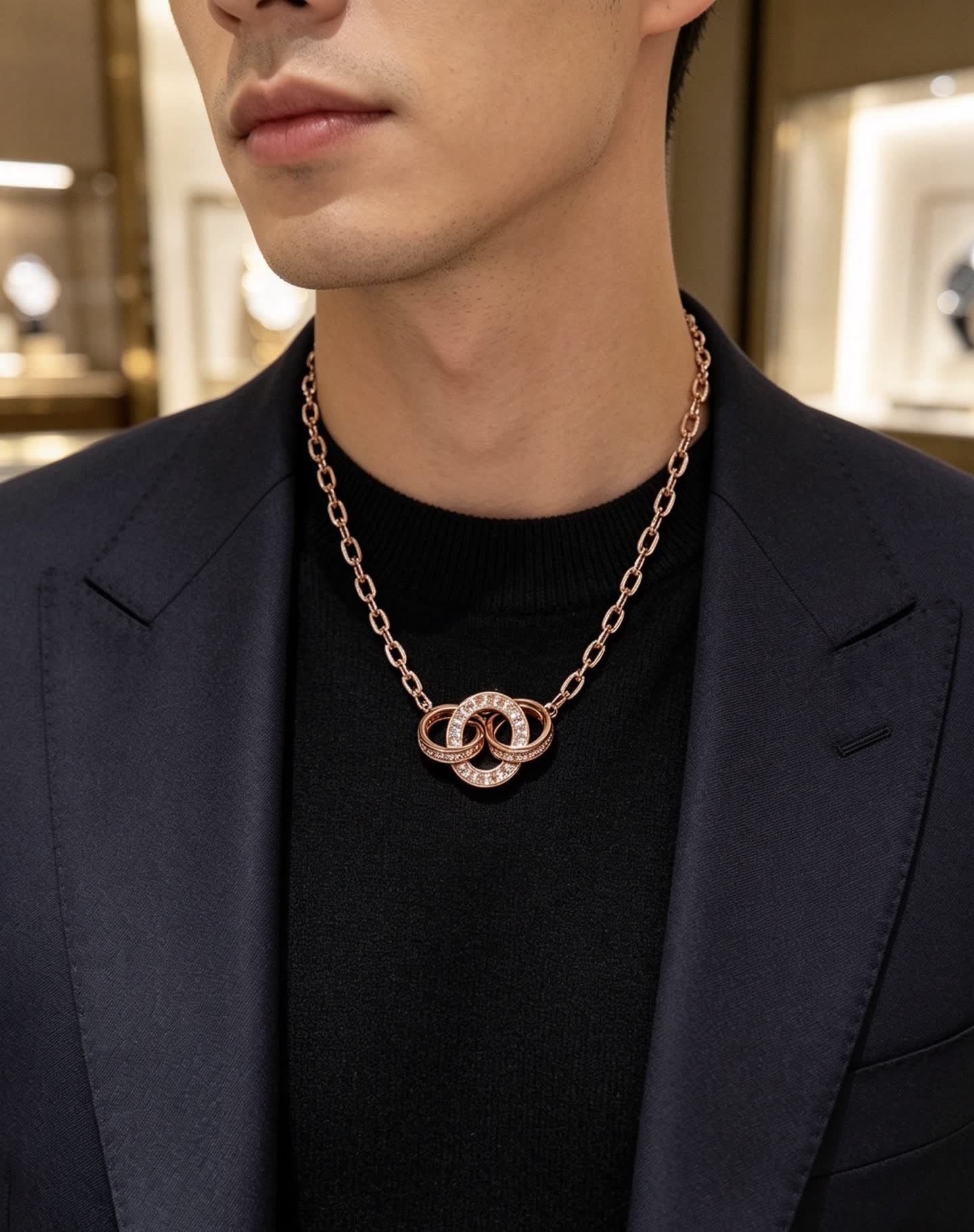 Bvlgari Rose Gold Eternity Necklace