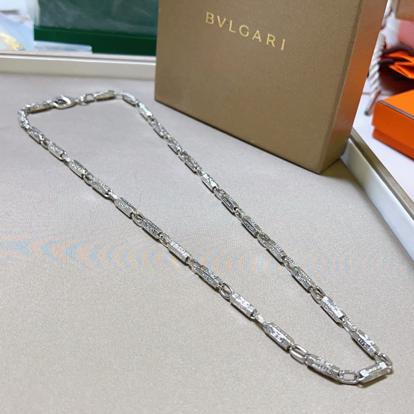 Bvlgari Sterling Silver Necklace