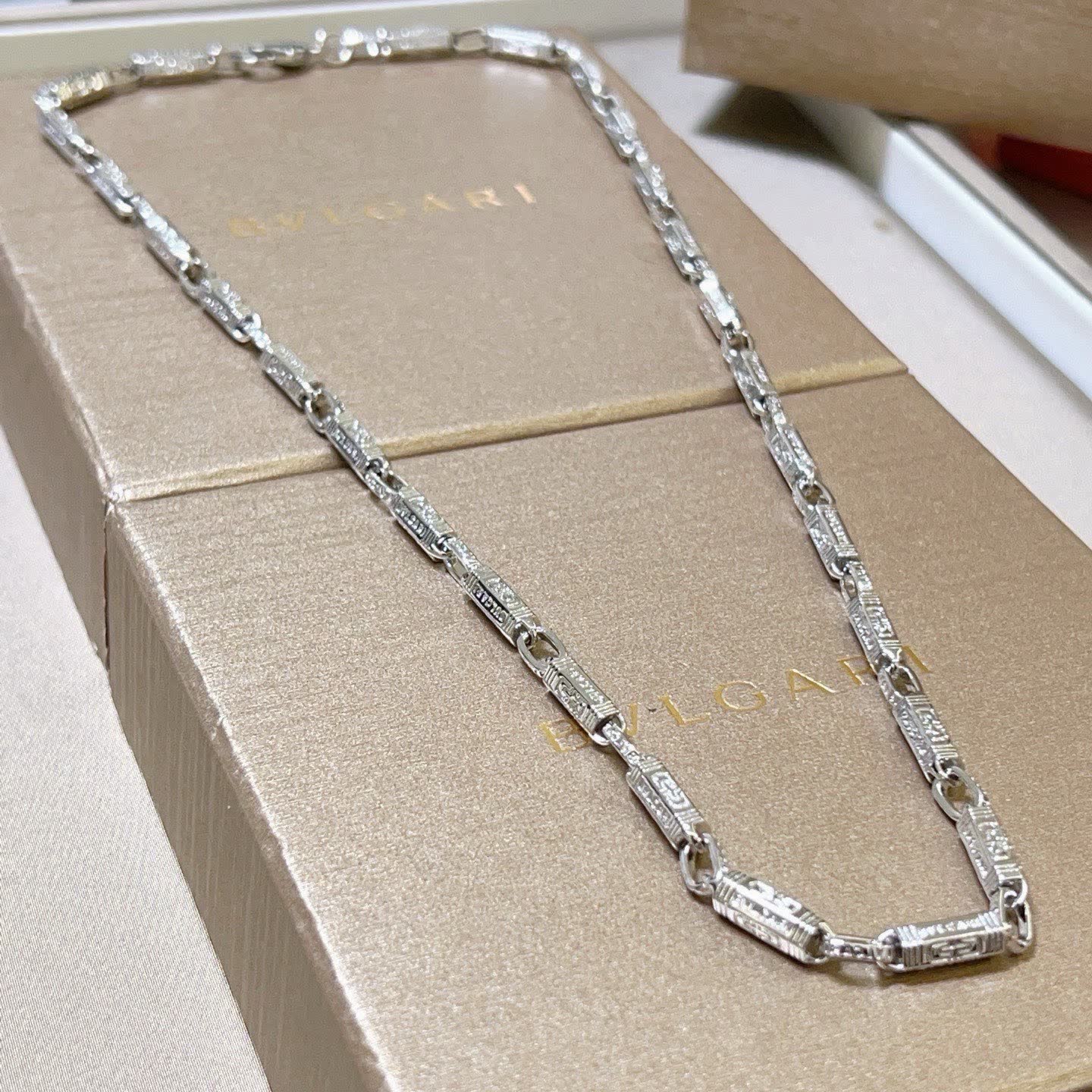 Bvlgari Sterling Silver Necklace