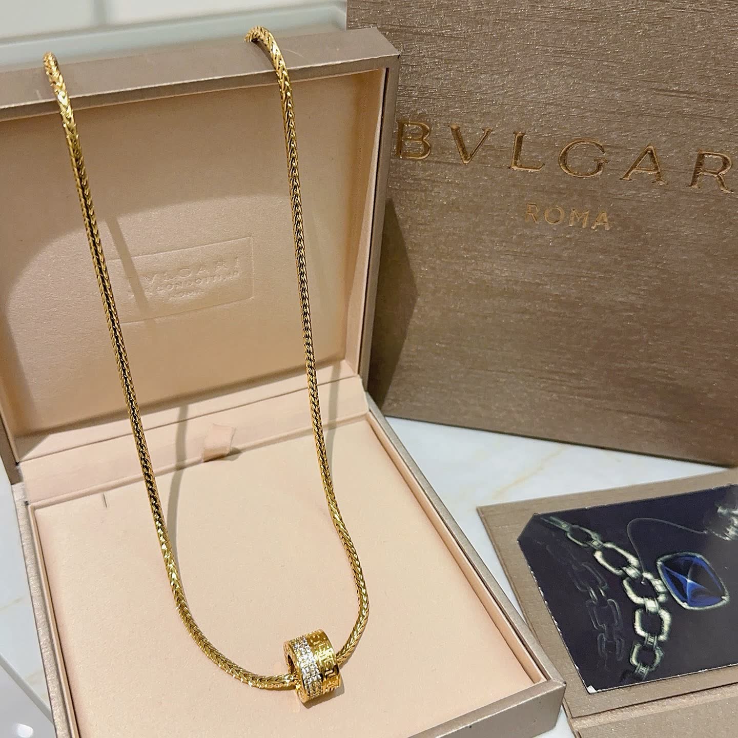 Bvlgari Roma Gold Chain Necklace