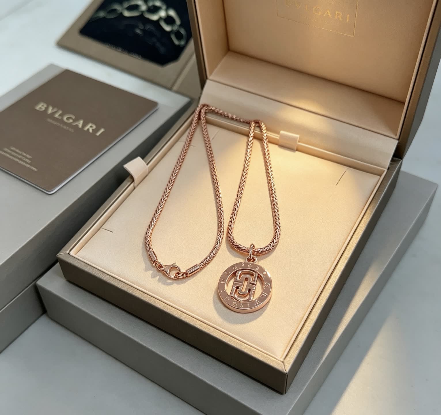 Bvlgari Rose Gold Necklace