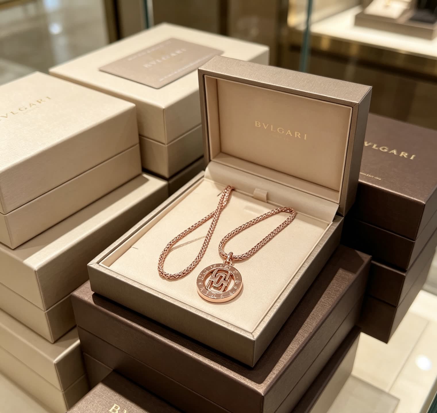 Bvlgari Rose Gold Necklace