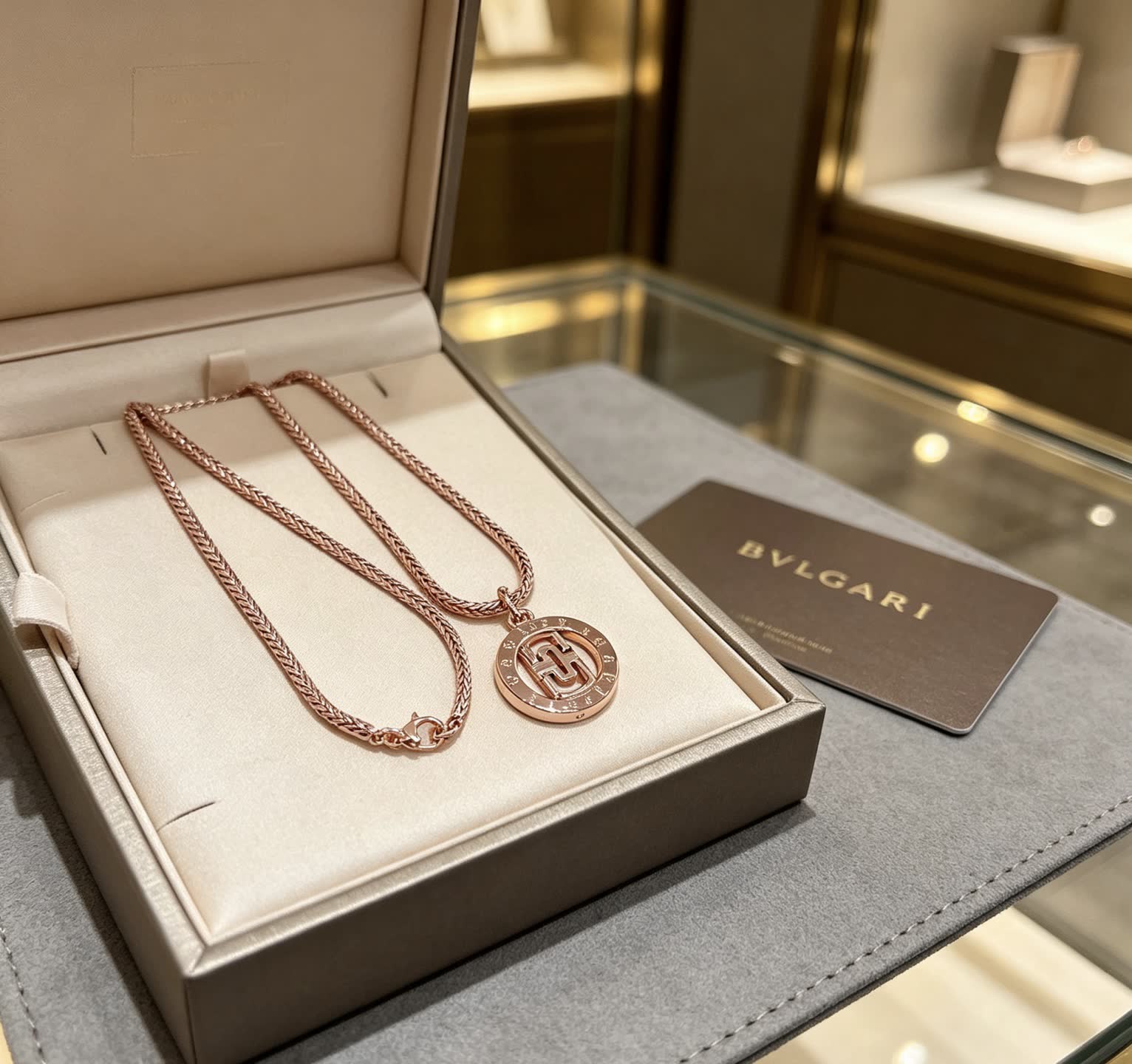 Bvlgari Rose Gold Necklace