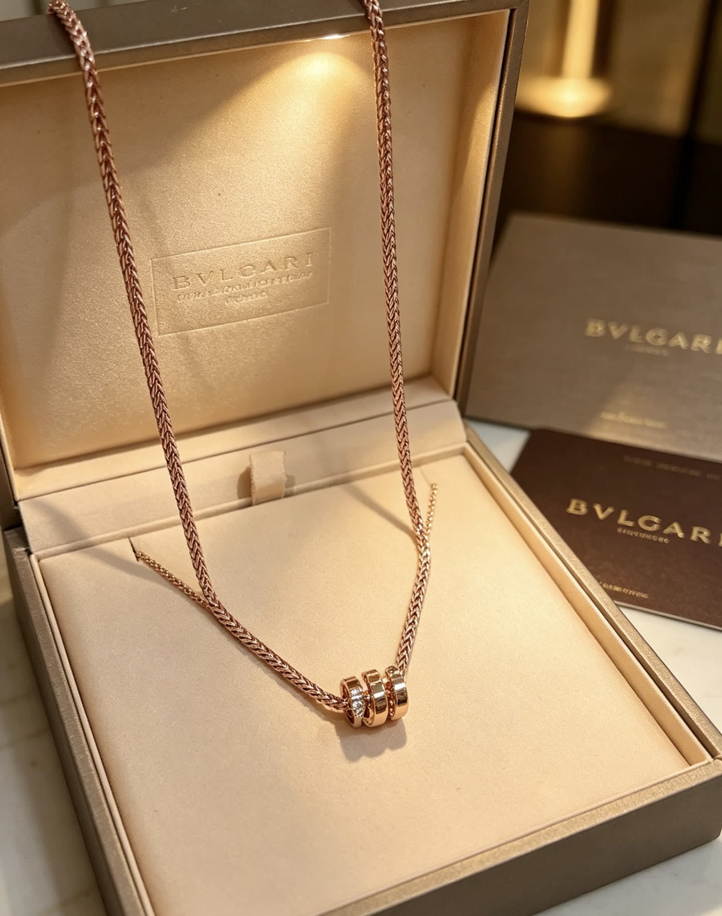 Bvlgari Rose Gold Necklace
