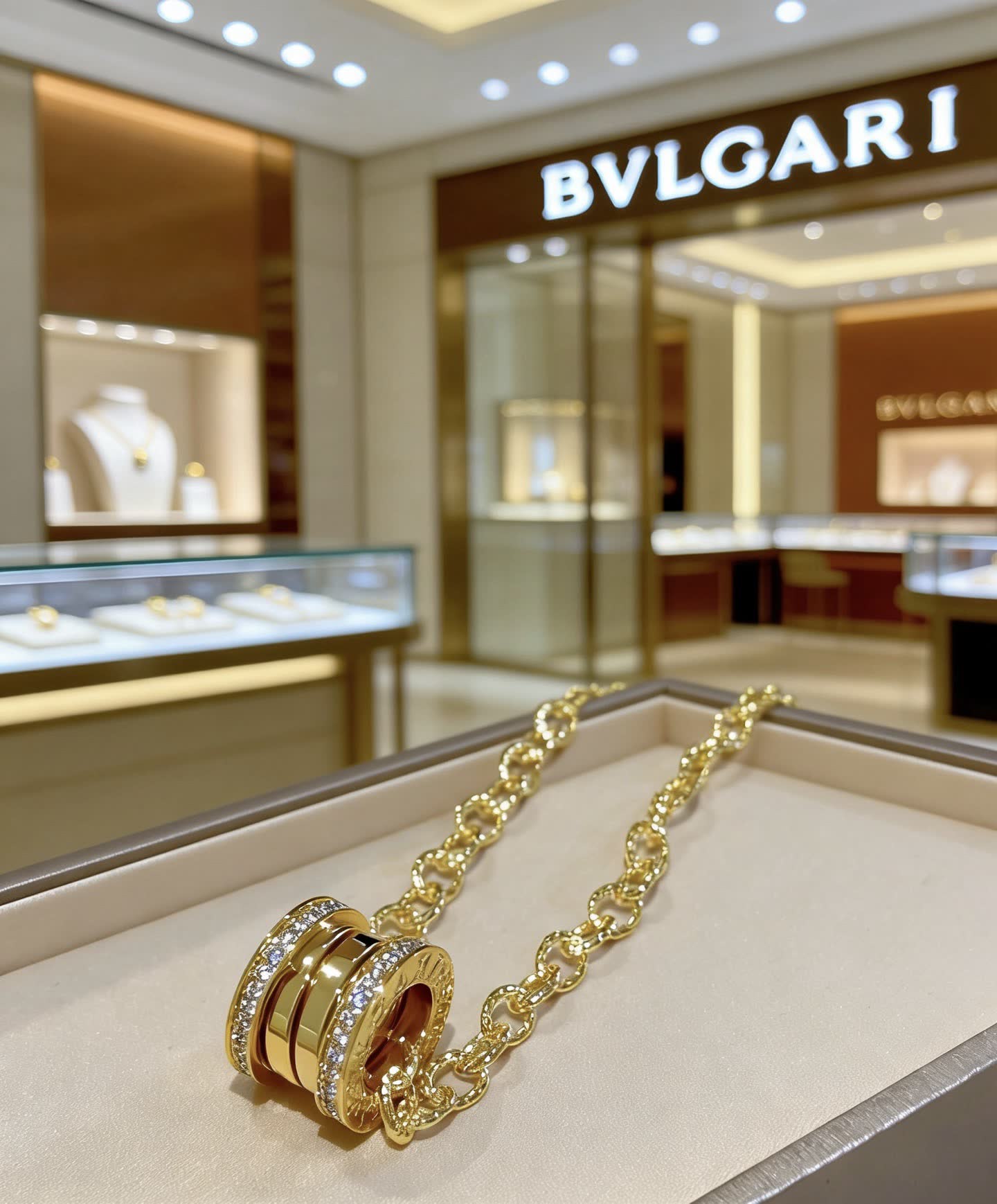 Bvlgari B Zero 1 Yellow Gold Necklace