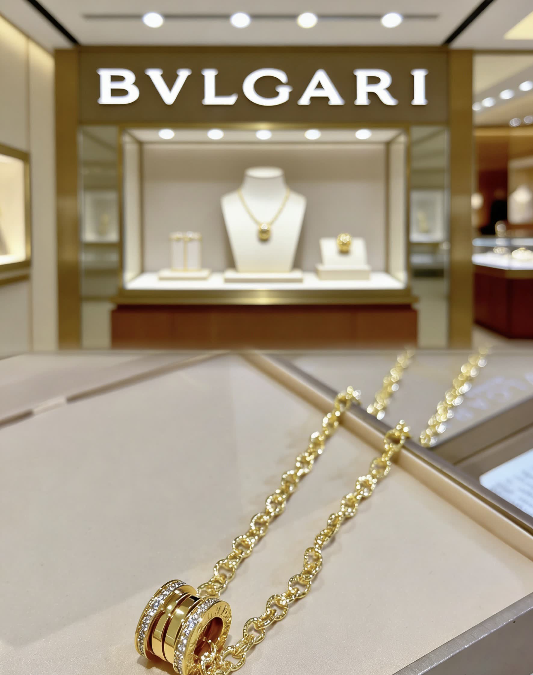 Bvlgari B Zero 1 Yellow Gold Necklace