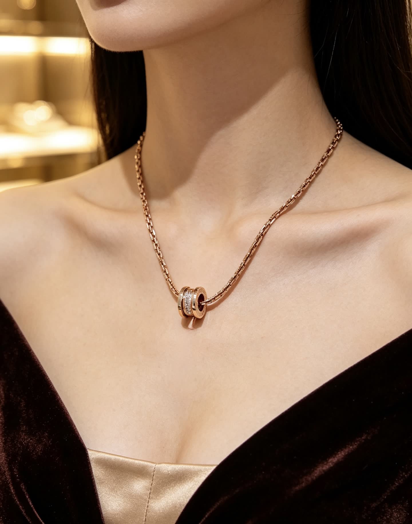 Bvlgari B.zero1 Gold Necklace