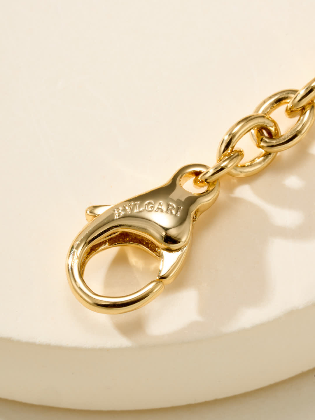 Bvlgari Necklace, Chain with Black Enamel Medallions