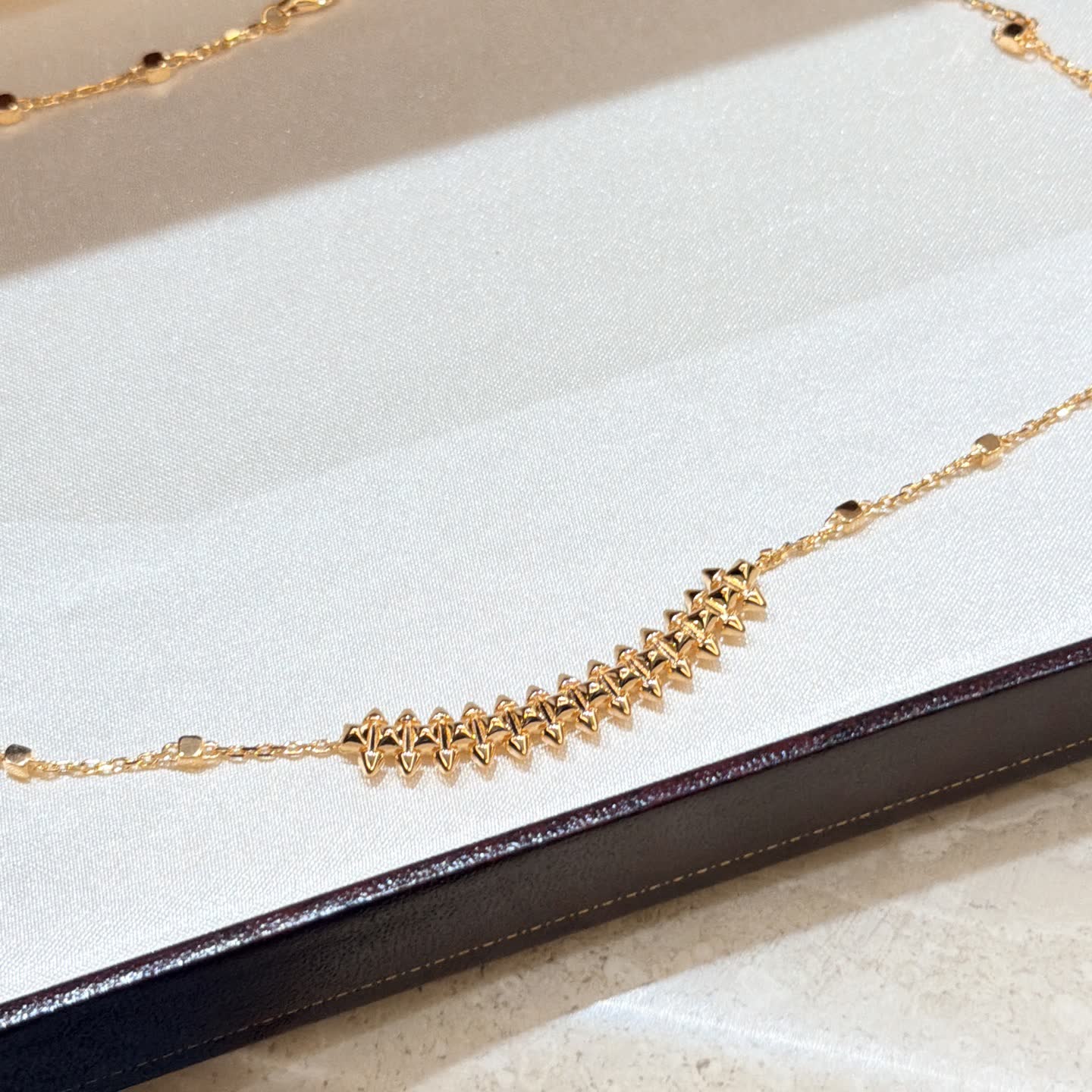 Cartier Gold-Tone Spike Statement Necklace
