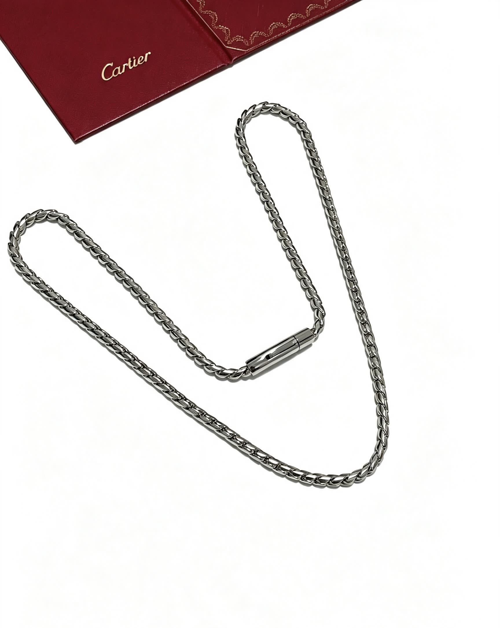 Cartier Silver Chain Necklace