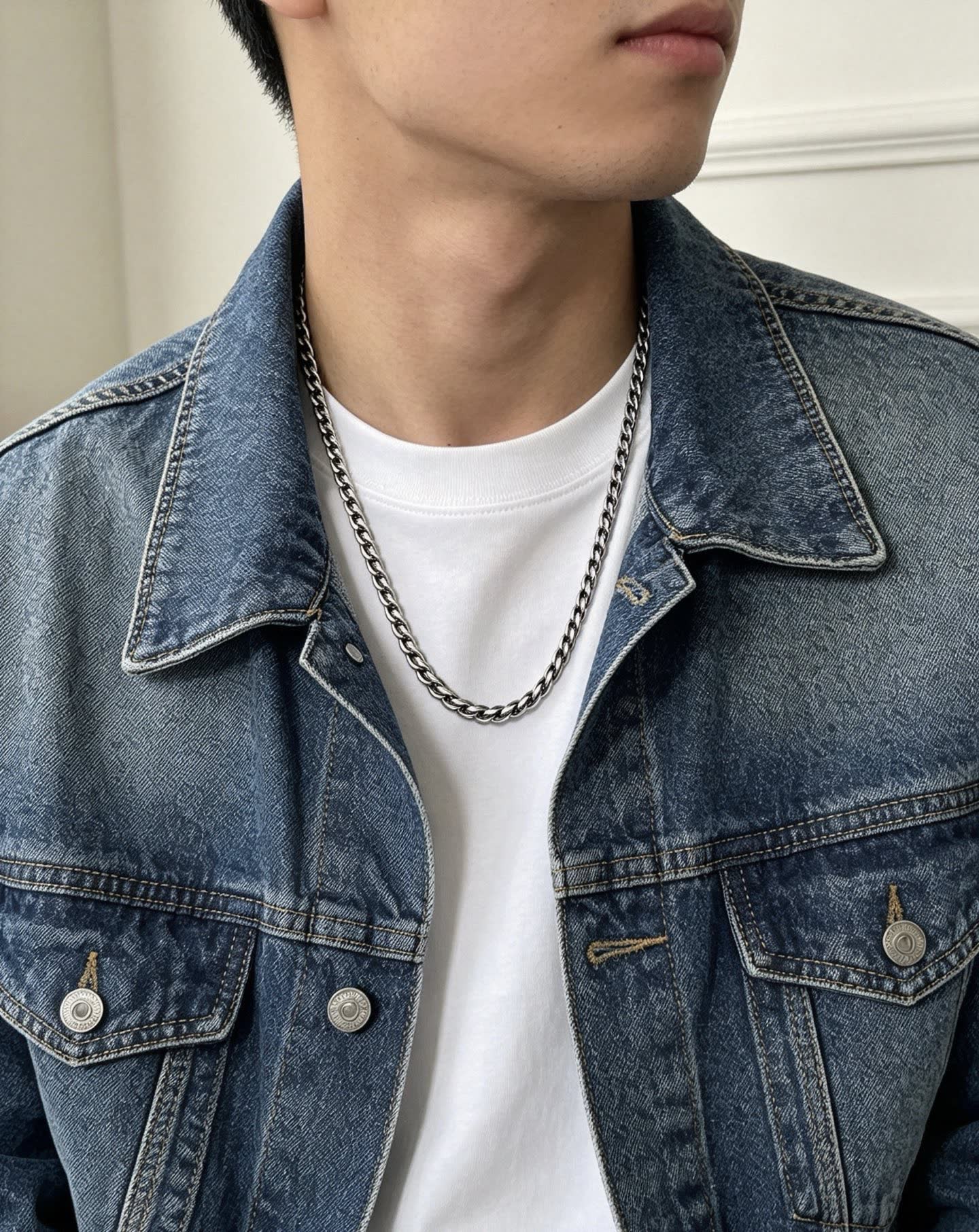Cartier Silver Chain Necklace