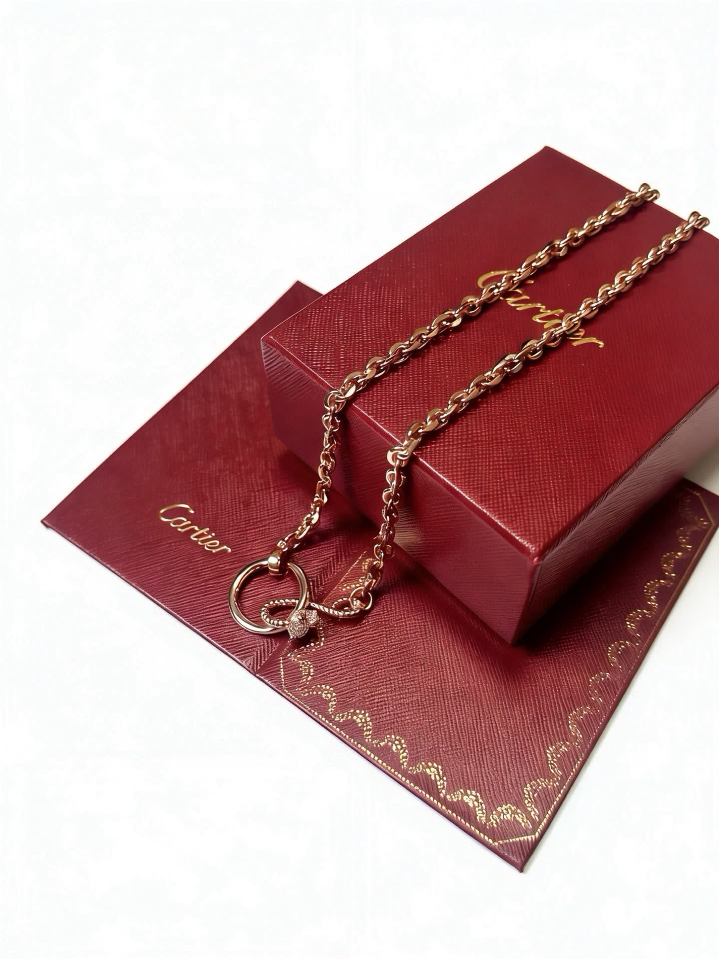 Cartier Gold Chain Necklace Cartier Gold Chain Necklace