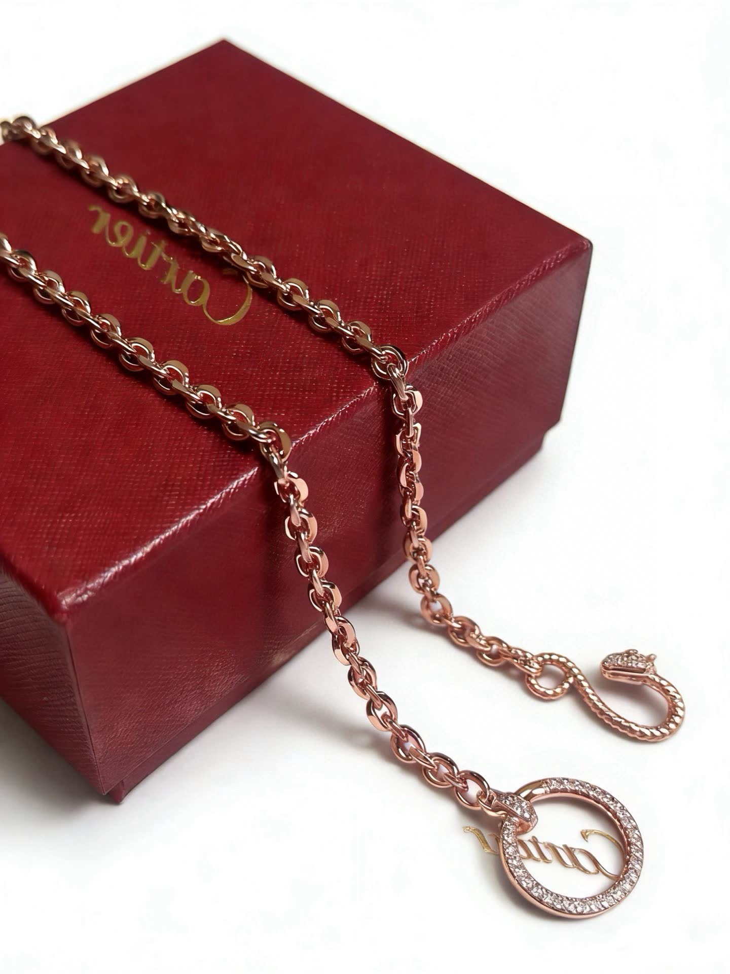 Cartier Gold Chain Necklace