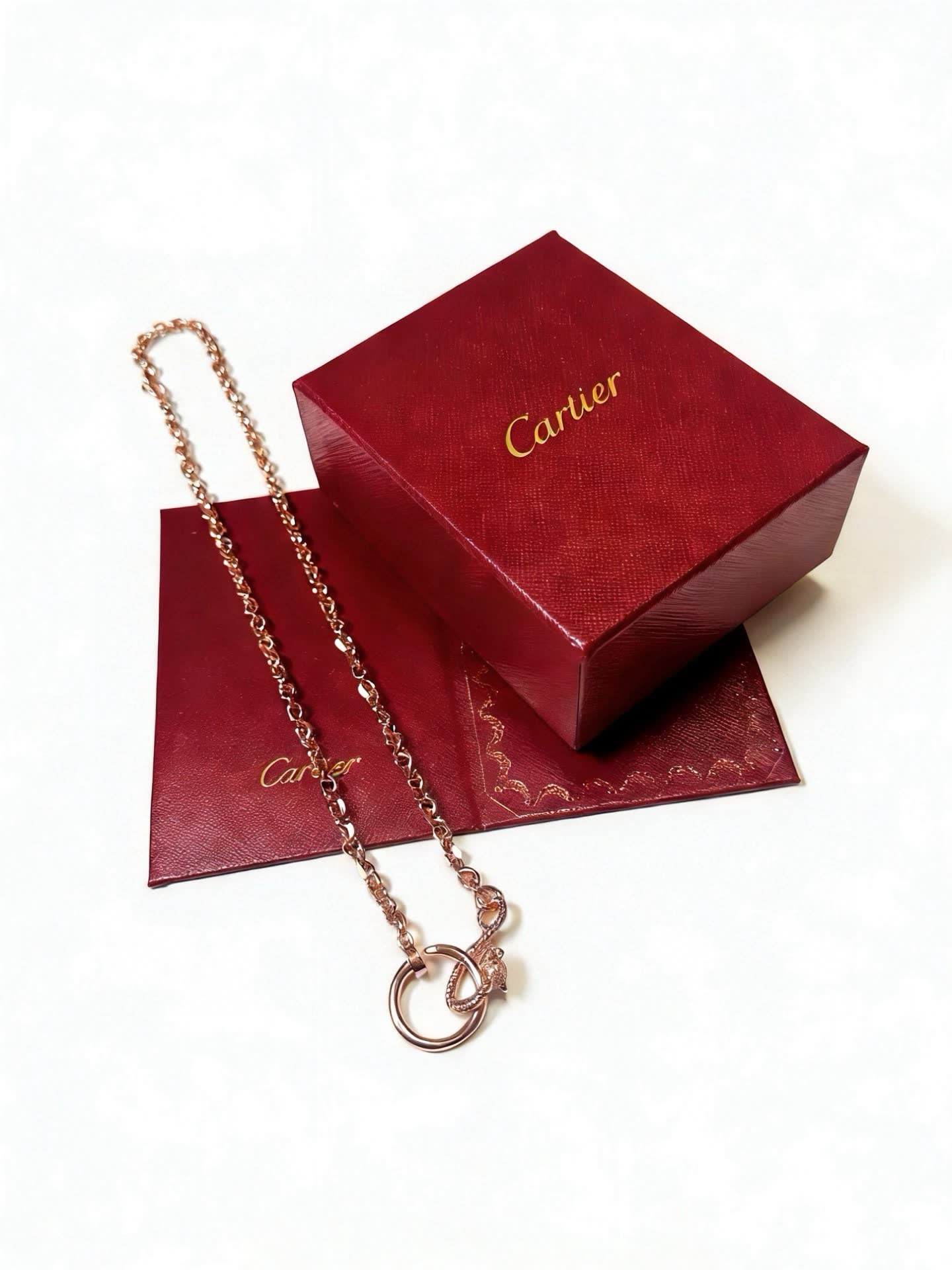 Cartier Gold Chain Necklace