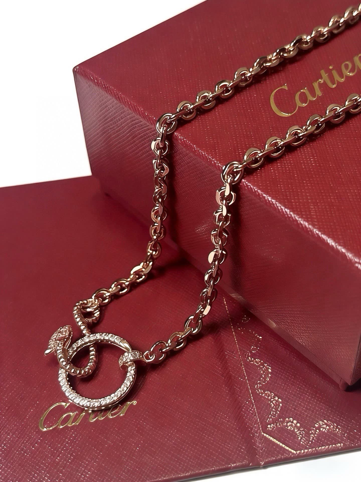 Cartier Gold Chain Necklace