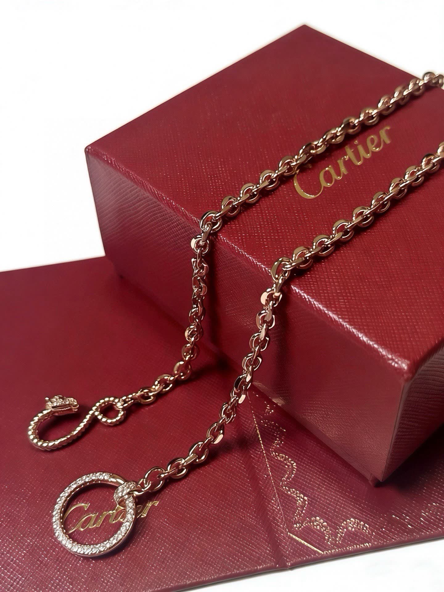 Cartier Gold Chain Necklace