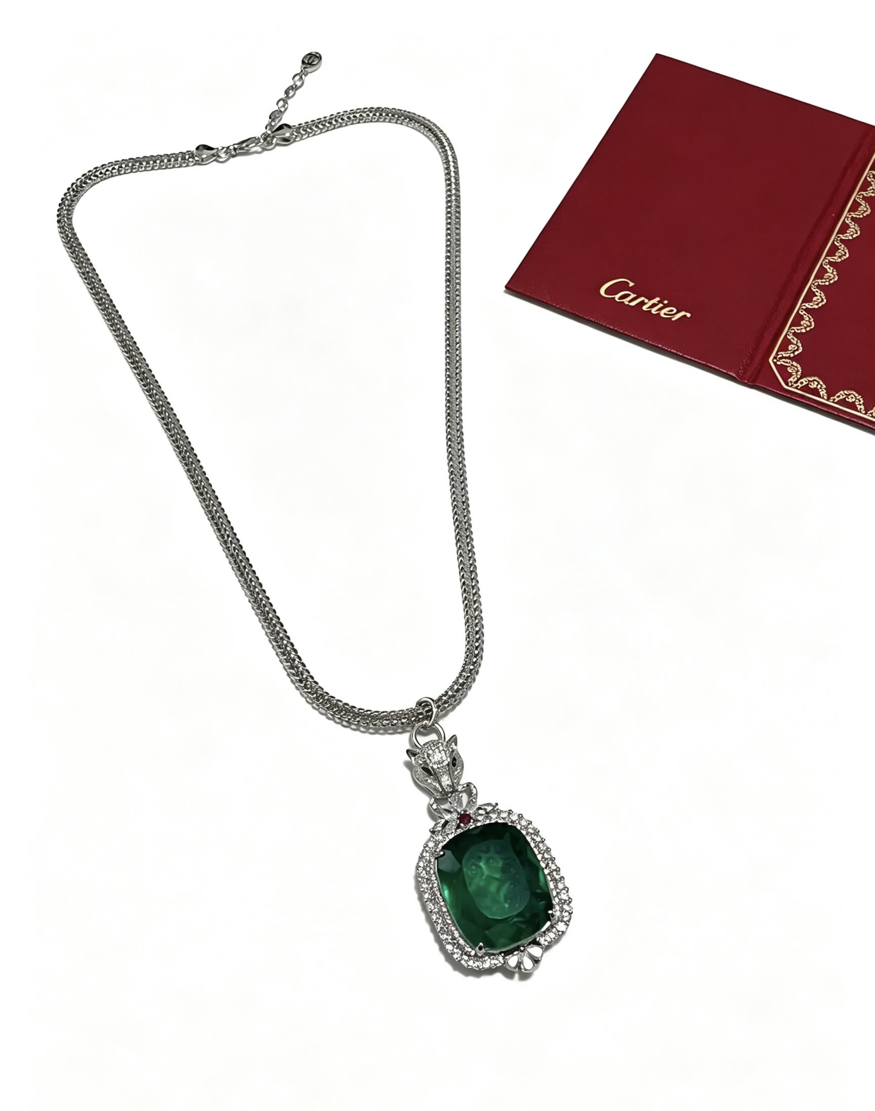 Cartier Emerald and Diamond Necklace