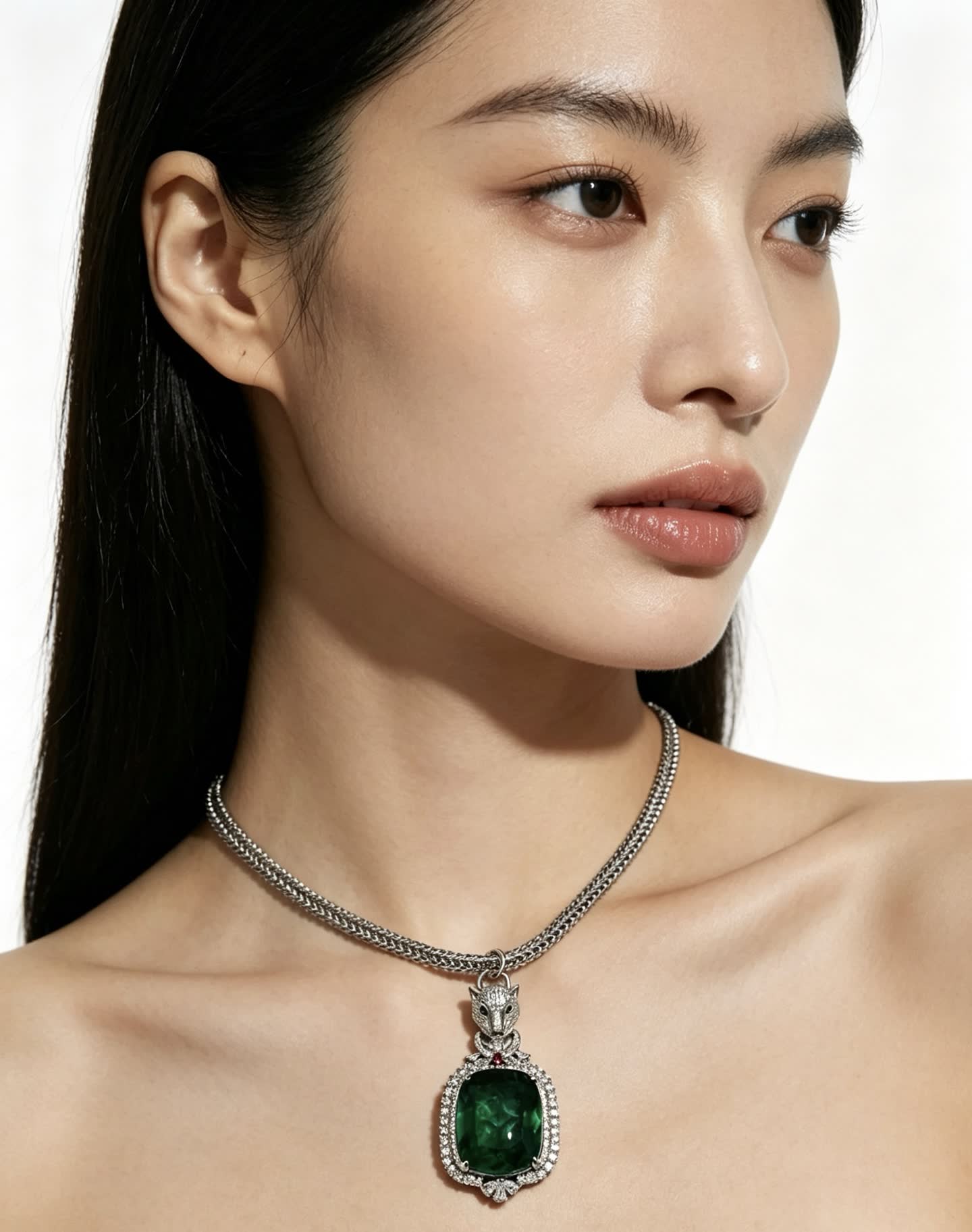 Cartier Emerald and Diamond Necklace