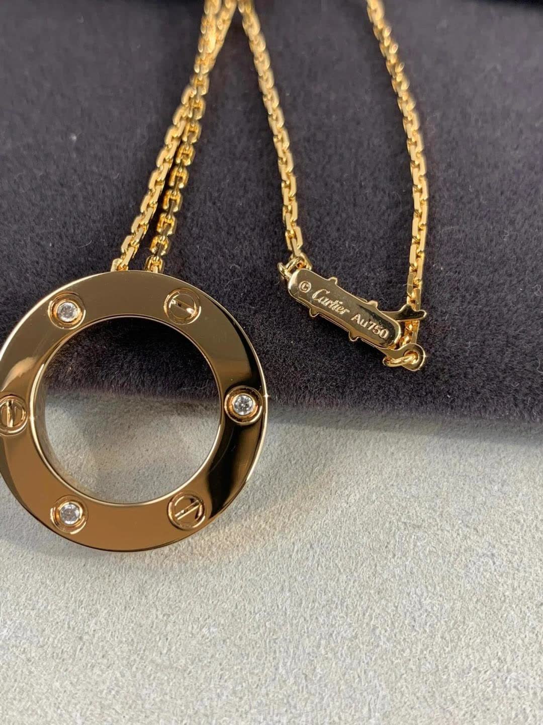 Cartier Love Circle Pendant Necklace Cartier Love Circle Pendant Necklace