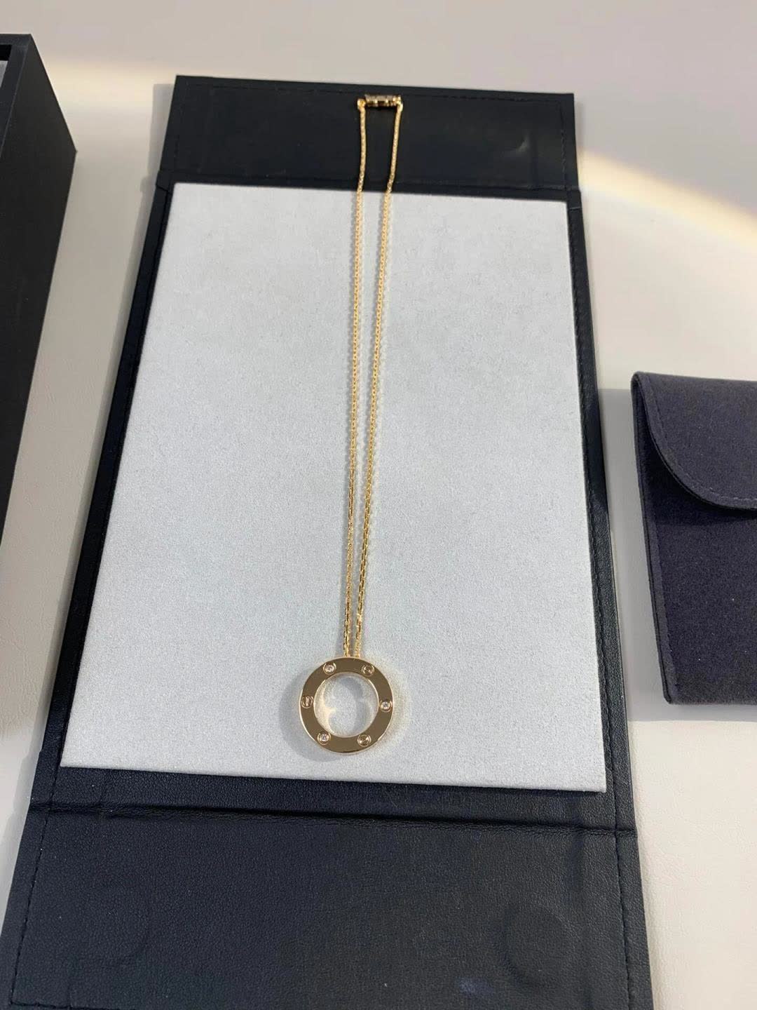 Cartier Love Circle Pendant Necklace