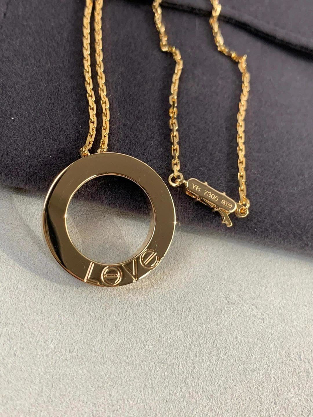 Cartier Love Circle Pendant Necklace