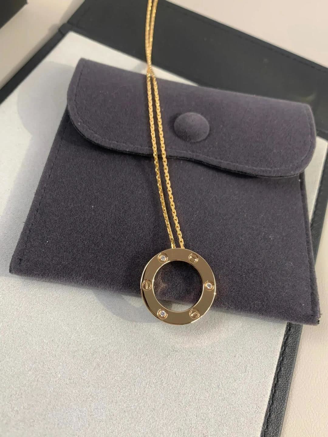 Cartier Love Circle Pendant Necklace